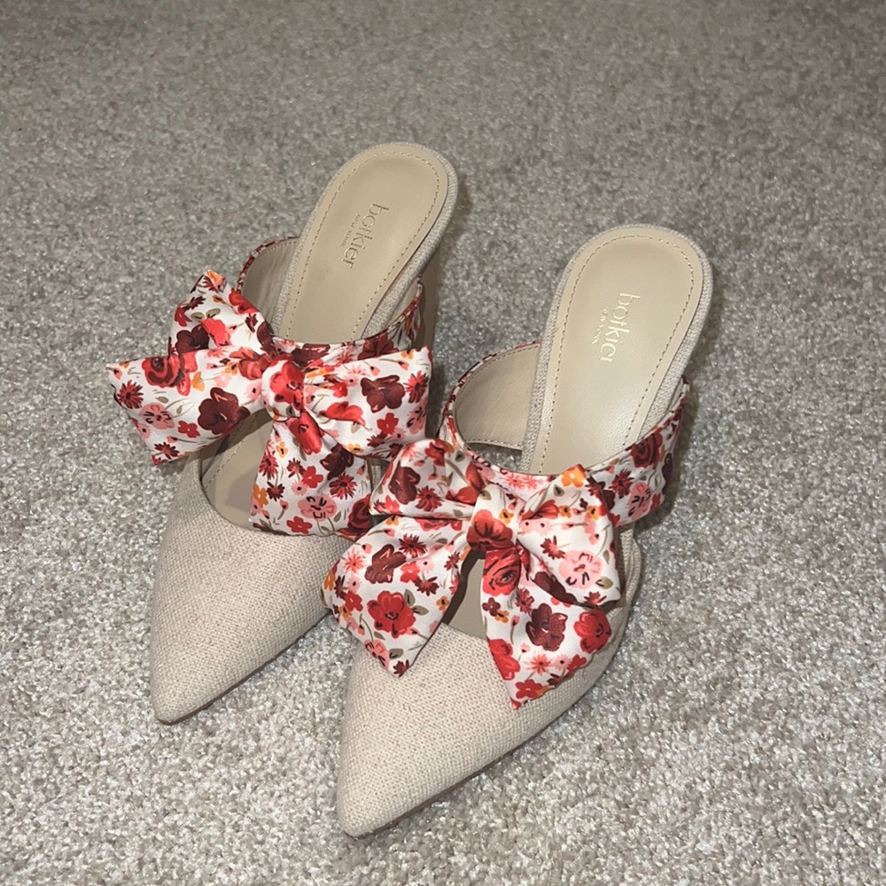 Botkier Hampton Bow Pointy Toe Mule